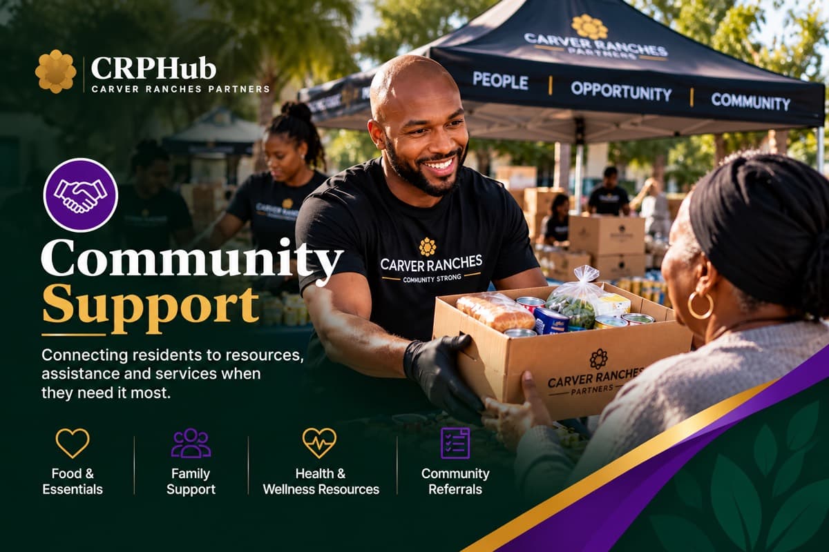Community Care program poster