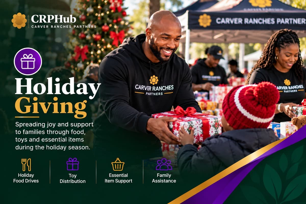 Holiday Giving program poster