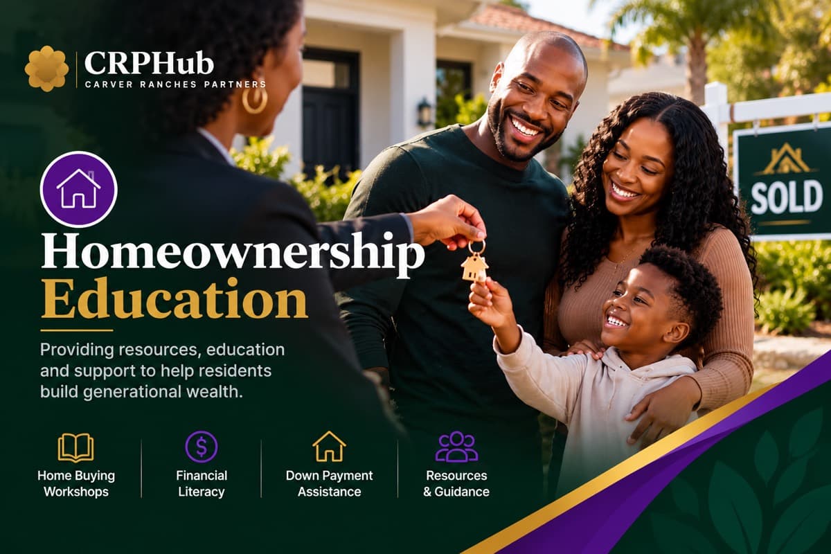 Homeownership Academy program poster