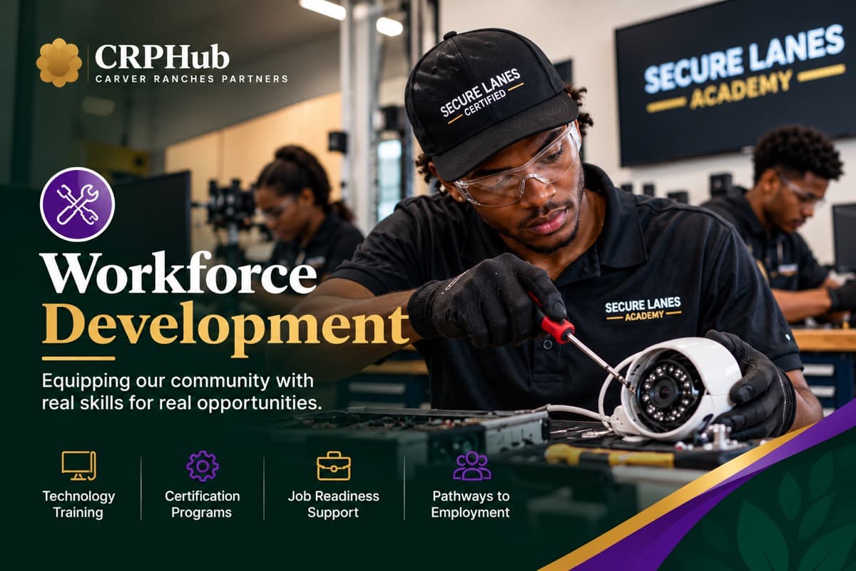 Workforce Development program poster